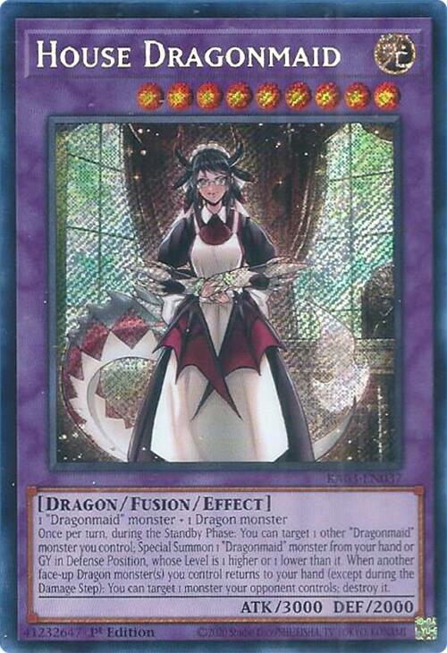 House Dragonmaid (Secret Rare) [RA03-EN037] Secret Rare | Enigma On Main