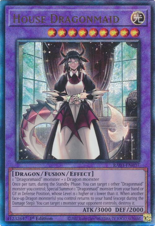 House Dragonmaid (UTR) [RA03-EN037] Prismatic Ultimate Rare | Enigma On Main