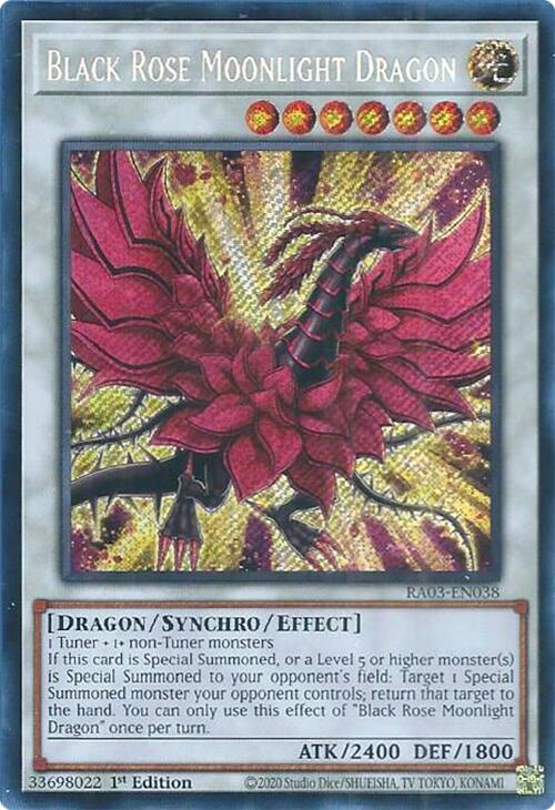 Black Rose Moonlight Dragon (Secret Rare) [RA03-EN038] Secret Rare | Enigma On Main