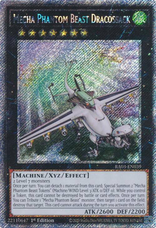 Mecha Phantom Beast Dracossack (Platinum Secret Rare) [RA03-EN039] Platinum Secret Rare | Enigma On Main