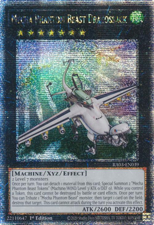 Mecha Phantom Beast Dracossack (Quarter Century Secret Rare) [RA03-EN039] Quarter Century Secret Rare | Enigma On Main