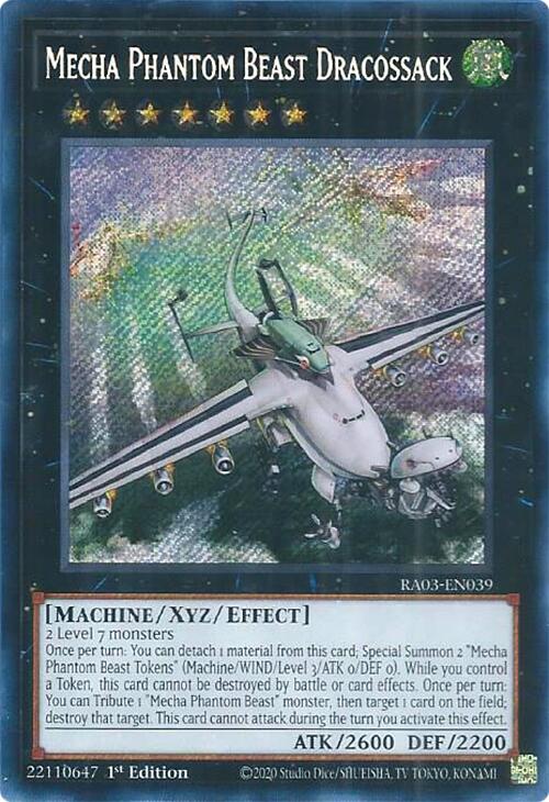 Mecha Phantom Beast Dracossack (Secret Rare) [RA03-EN039] Secret Rare | Enigma On Main