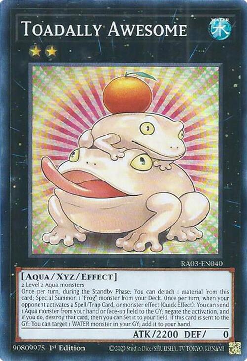 Toadally Awesome [RA03-EN040] Super Rare | Enigma On Main