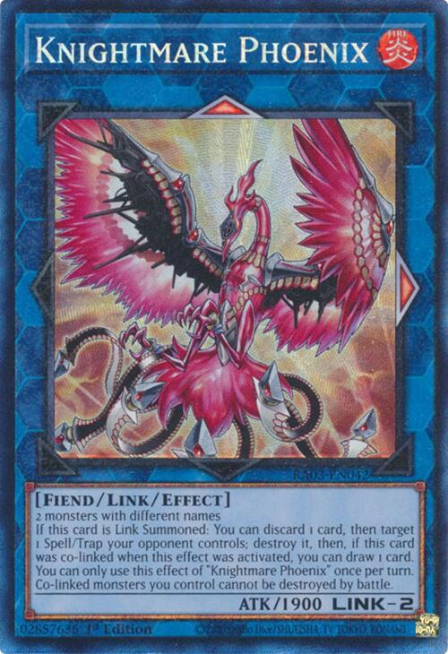 Knightmare Phoenix (CR) [RA03-EN042] Prismatic Collector's Rare | Enigma On Main