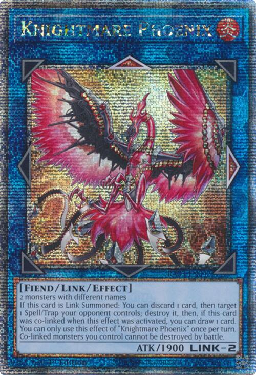 Knightmare Phoenix (Quarter Century Secret Rare) [RA03-EN042] Quarter Century Secret Rare | Enigma On Main