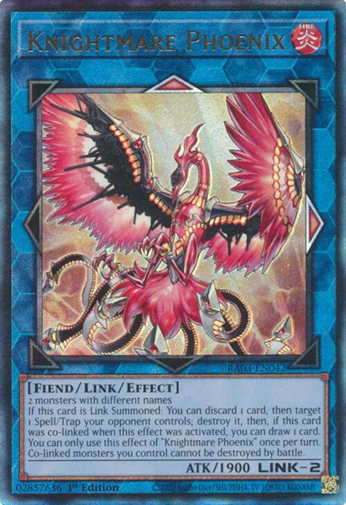 Knightmare Phoenix (UTR) [RA03-EN042] Prismatic Ultimate Rare | Enigma On Main