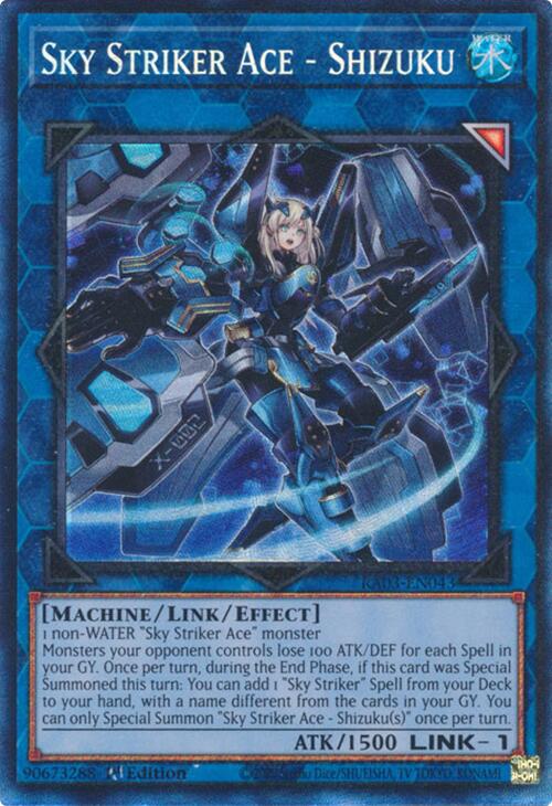 Sky Striker Ace - Shizuku (CR) [RA03-EN043] Prismatic Collector's Rare | Enigma On Main