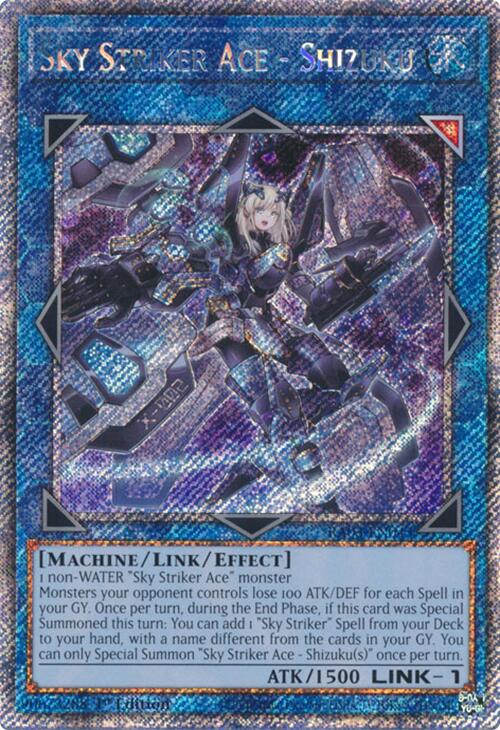 Sky Striker Ace - Shizuku (Platinum Secret Rare) [RA03-EN043] Platinum Secret Rare | Enigma On Main