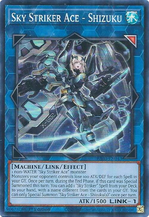 Sky Striker Ace - Shizuku [RA03-EN043] Super Rare | Enigma On Main