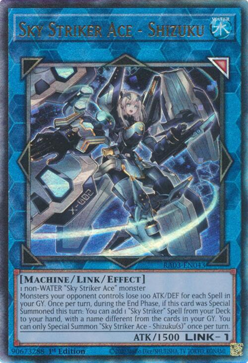 Sky Striker Ace - Shizuku (UTR) [RA03-EN043] Prismatic Ultimate Rare | Enigma On Main