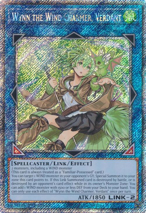 Wynn the Wind Charmer, Verdant (Platinum Secret Rare) [RA03-EN045] Platinum Secret Rare | Enigma On Main