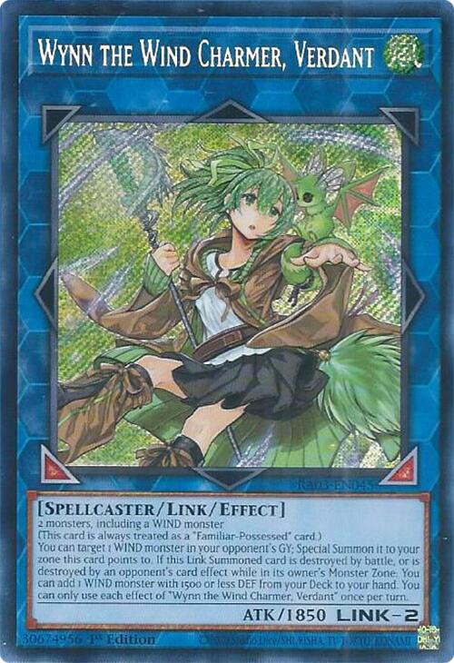 Wynn the Wind Charmer, Verdant (Secret Rare) [RA03-EN045] Secret Rare | Enigma On Main