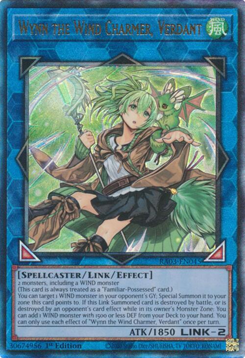 Wynn the Wind Charmer, Verdant (UTR) [RA03-EN045] Prismatic Ultimate Rare | Enigma On Main