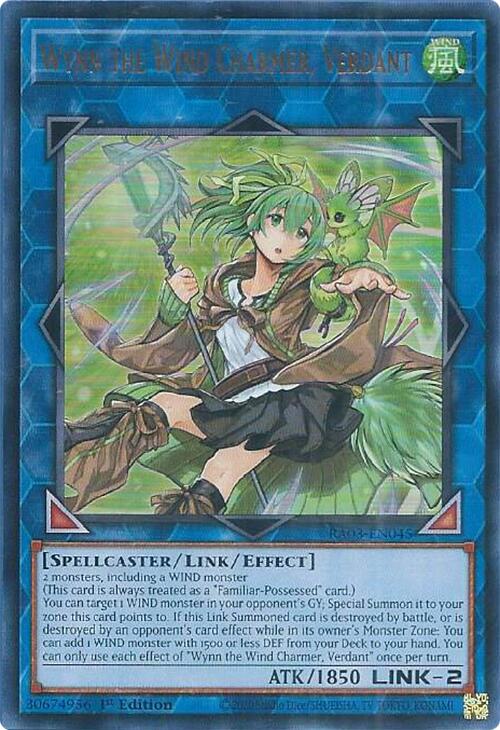 Wynn the Wind Charmer, Verdant (UR) [RA03-EN045] Ultra Rare | Enigma On Main