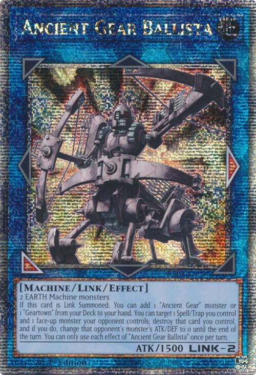 Ancient Gear Ballista (Quarter Century Secret Rare) [RA03-EN046] Quarter Century Secret Rare | Enigma On Main