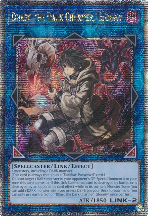 Dharc the Dark Charmer, Gloomy (Quarter Century Secret Rare) [RA03-EN048] Quarter Century Secret Rare | Enigma On Main