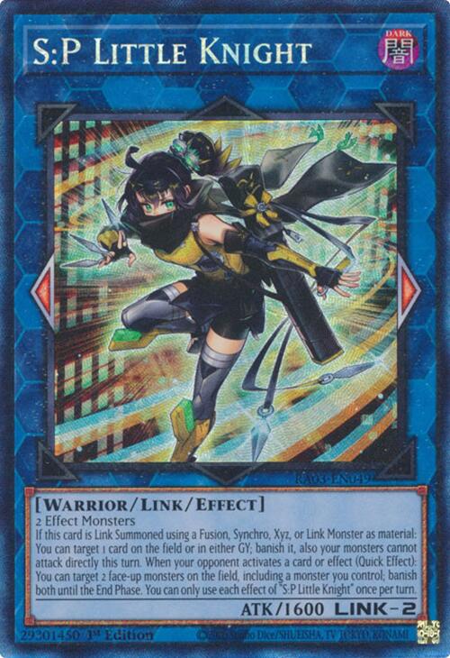 S:P Little Knight (CR) [RA03-EN049] Prismatic Collector's Rare | Enigma On Main