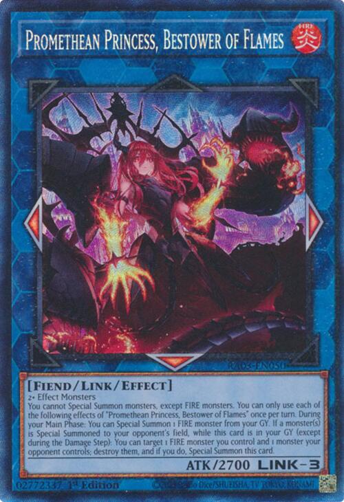 Promethean Princess, Bestower of Flames (CR) [RA03-EN050] Prismatic Collector's Rare | Enigma On Main