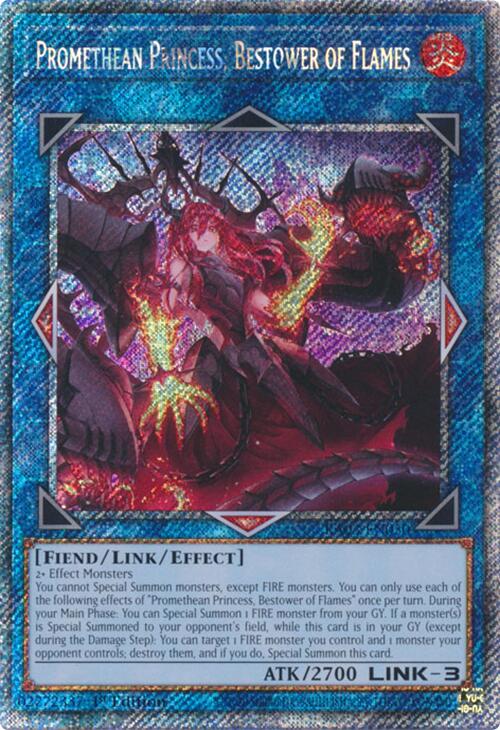 Promethean Princess, Bestower of Flames (Platinum Secret Rare) [RA03-EN050] Platinum Secret Rare | Enigma On Main