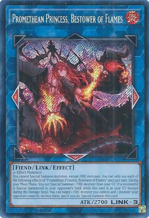 Promethean Princess, Bestower of Flames (Secret Rare) [RA03-EN050] Secret Rare | Enigma On Main