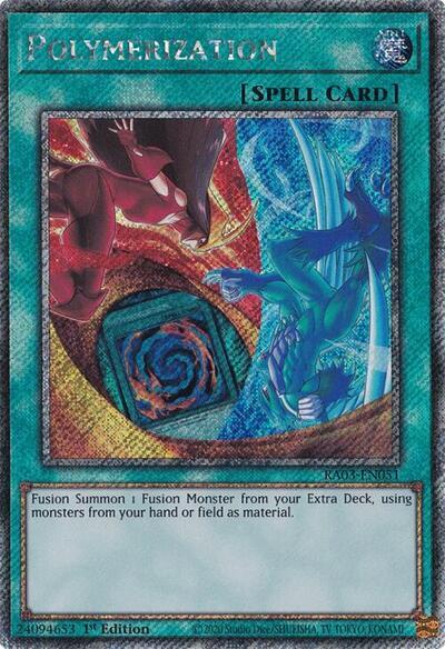 Polymerization (Platinum Secret Rare) [RA03-EN051] Platinum Secret Rare | Enigma On Main