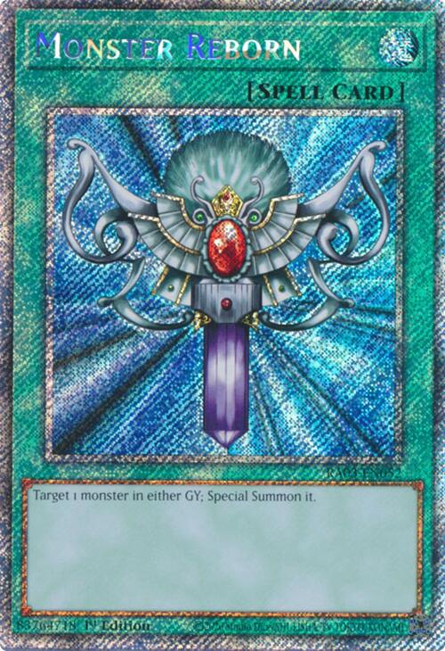 Monster Reborn (Platinum Secret Rare) [RA03-EN052] Platinum Secret Rare | Enigma On Main