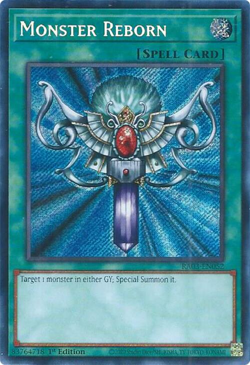 Monster Reborn (Secret Rare) [RA03-EN052] Secret Rare | Enigma On Main