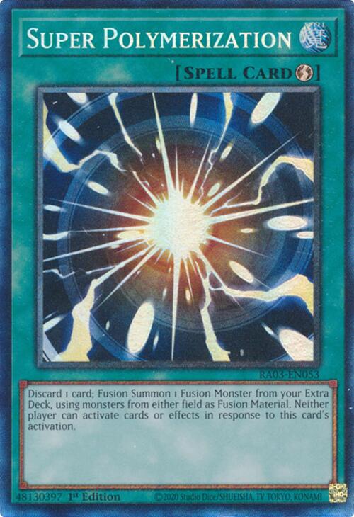 Super Polymerization (CR) [RA03-EN053] Prismatic Collector's Rare | Enigma On Main