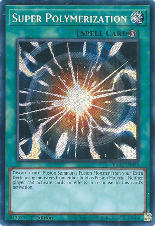 Super Polymerization (Secret Rare) [RA03-EN053] Secret Rare | Enigma On Main