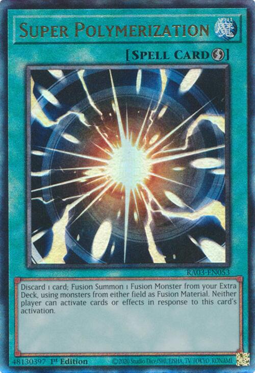 Super Polymerization (UTR) [RA03-EN053] Prismatic Ultimate Rare | Enigma On Main