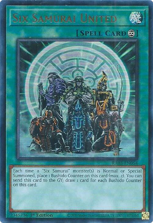 Six Samurai United (UR) [RA03-EN054] Ultra Rare | Enigma On Main