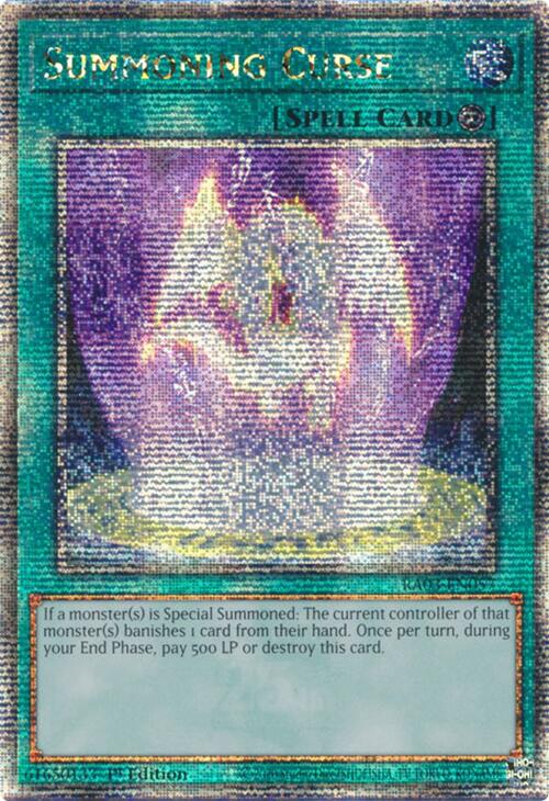 Summoning Curse (Quarter Century Secret Rare) [RA03-EN057] Quarter Century Secret Rare | Enigma On Main