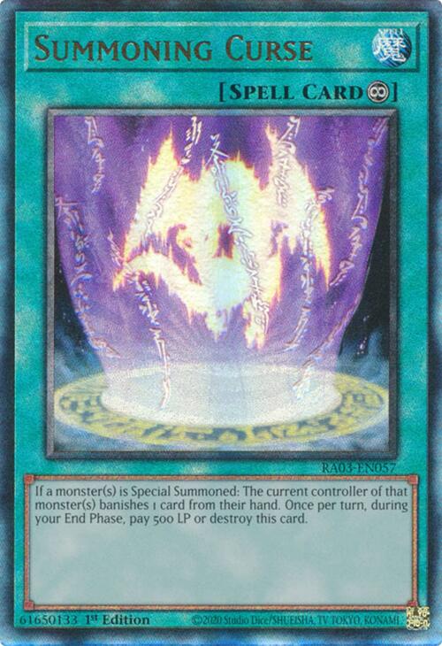 Summoning Curse (UTR) [RA03-EN057] Prismatic Ultimate Rare | Enigma On Main