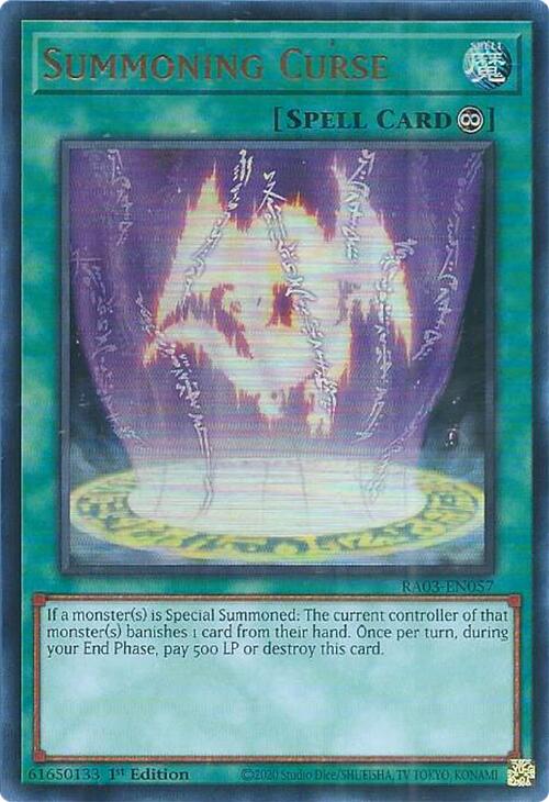 Summoning Curse (UR) [RA03-EN057] Ultra Rare | Enigma On Main