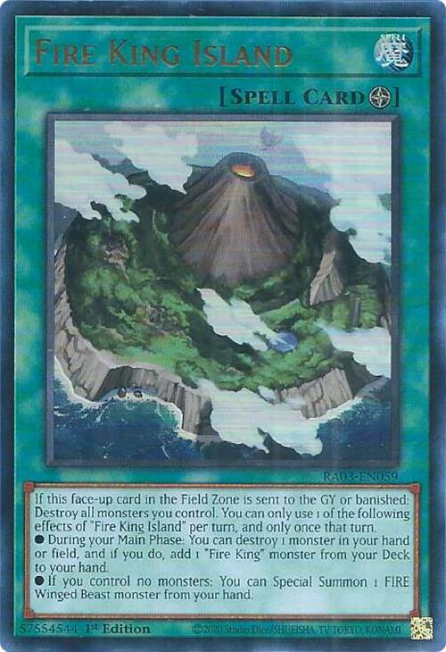 Fire King Island (UR) [RA03-EN059] Ultra Rare | Enigma On Main