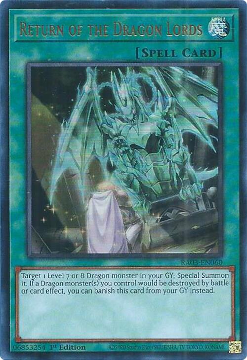 Return of the Dragon Lords (UR) [RA03-EN060] Ultra Rare | Enigma On Main