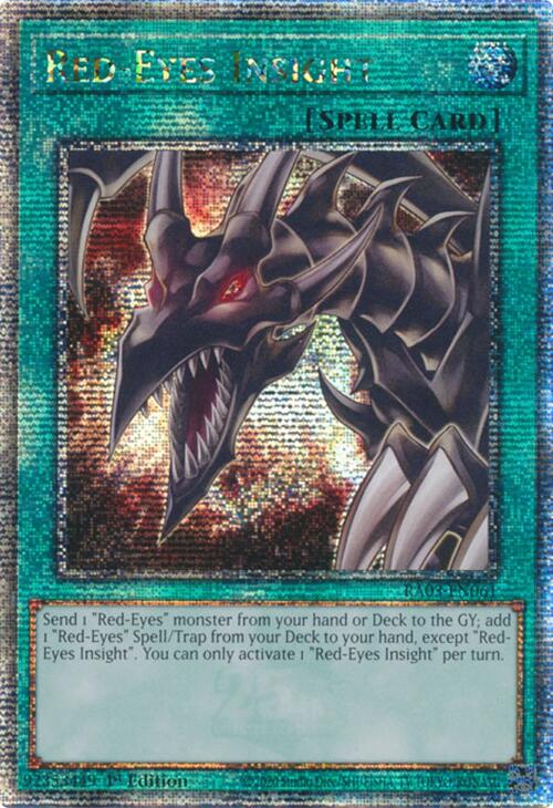 Red-Eyes Insight (Quarter Century Secret Rare) [RA03-EN061] Quarter Century Secret Rare | Enigma On Main
