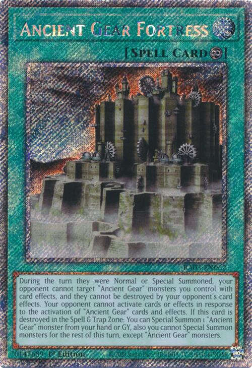 Ancient Gear Fortress (Platinum Secret Rare) [RA03-EN062] Platinum Secret Rare | Enigma On Main