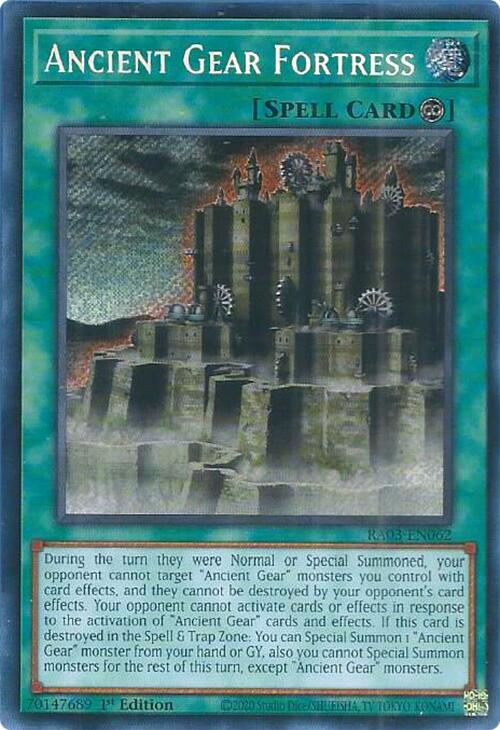 Ancient Gear Fortress (Secret Rare) [RA03-EN062] Secret Rare | Enigma On Main