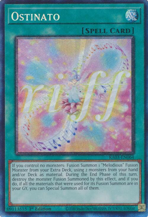 Ostinato (CR) [RA03-EN064] Prismatic Collector's Rare | Enigma On Main