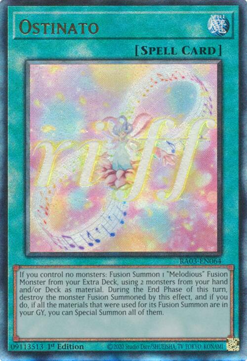 Ostinato (UTR) [RA03-EN064] Prismatic Ultimate Rare | Enigma On Main