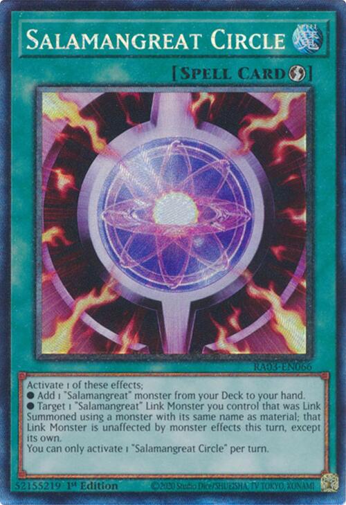 Salamangreat Circle (CR) [RA03-EN066] Prismatic Collector's Rare | Enigma On Main