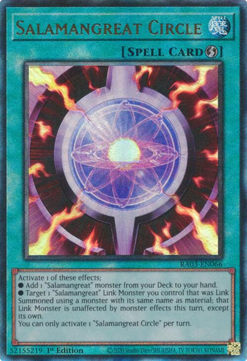 Salamangreat Circle (UTR) [RA03-EN066] Prismatic Ultimate Rare | Enigma On Main