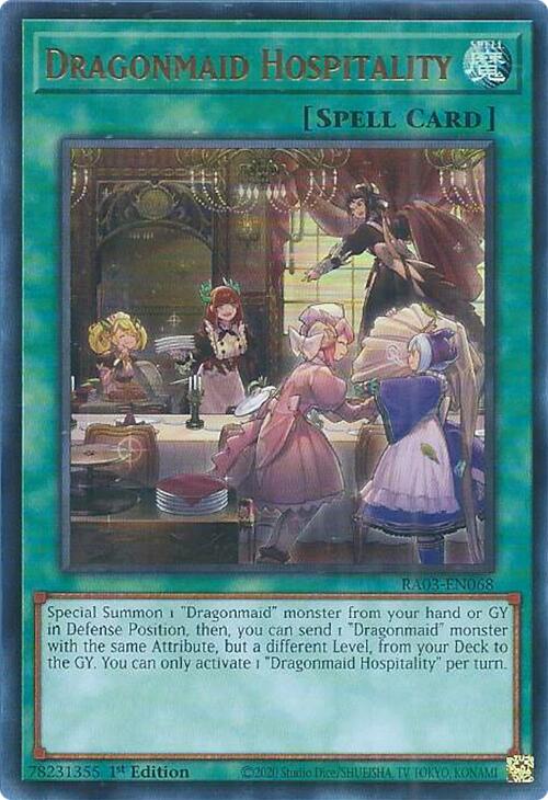 Dragonmaid Hospitality (UR) [RA03-EN068] Ultra Rare | Enigma On Main