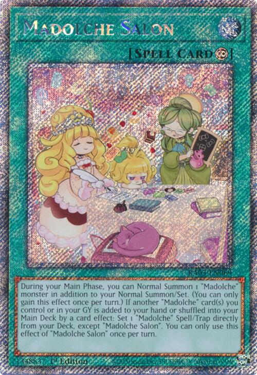 Madolche Salon (Platinum Secret Rare) [RA03-EN069] Platinum Secret Rare | Enigma On Main