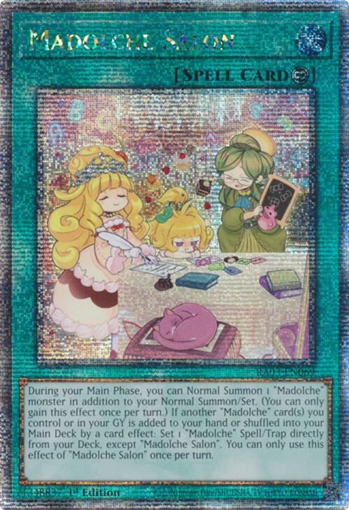 Madolche Salon (Quarter Century Secret Rare) [RA03-EN069] Quarter Century Secret Rare | Enigma On Main