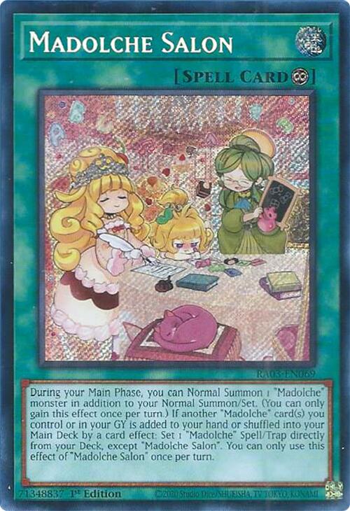 Madolche Salon (Secret Rare) [RA03-EN069] Secret Rare | Enigma On Main