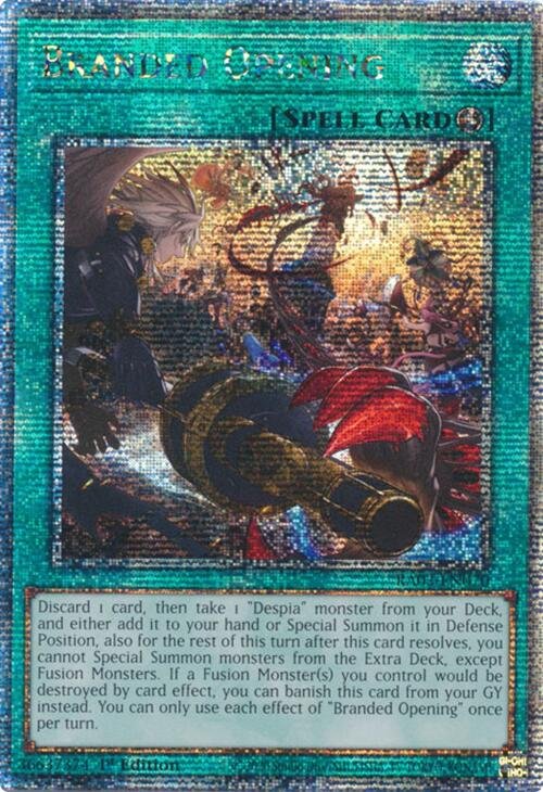 Branded Opening (Quarter Century Secret Rare) [RA03-EN070] Quarter Century Secret Rare | Enigma On Main