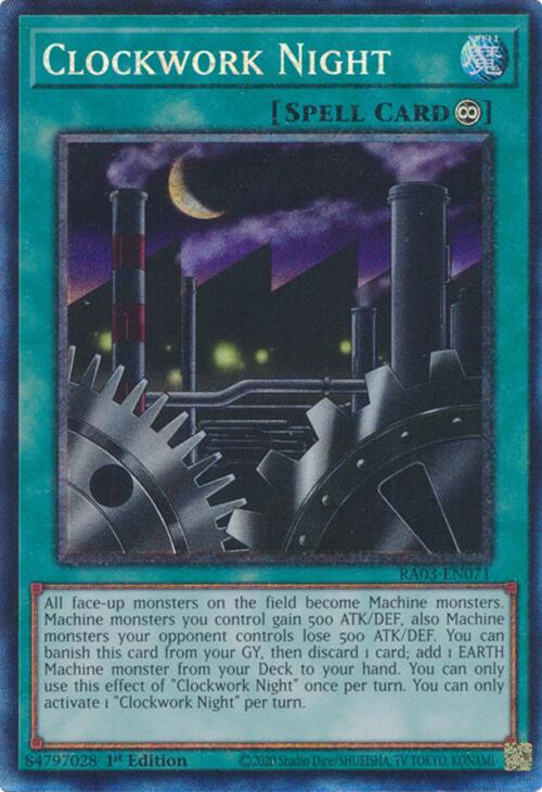 Clockwork Night (CR) [RA03-EN071] Prismatic Collector's Rare | Enigma On Main