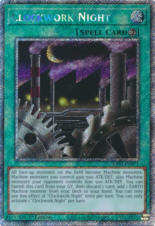 Clockwork Night (Platinum Secret Rare) [RA03-EN071] Platinum Secret Rare | Enigma On Main